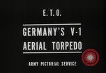 Image of German V-1 wreckage WW2 United Kingdom, 1944, second 1 stock footage video 65675079301