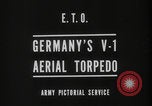 Image of German V-1 wreckage WW2 United Kingdom, 1944, second 3 stock footage video 65675079301