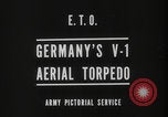 Image of German V-1 wreckage WW2 United Kingdom, 1944, second 6 stock footage video 65675079301