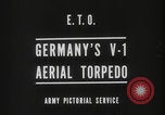 Image of German V-1 wreckage WW2 United Kingdom, 1944, second 7 stock footage video 65675079301