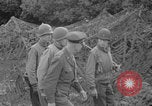 Image of Generals Eisenhower and Bradley inspect artillery WW2 La Haye Du Puits France, 1944, second 5 stock footage video 65675079304