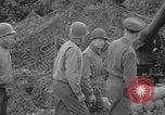 Image of Generals Eisenhower and Bradley inspect artillery WW2 La Haye Du Puits France, 1944, second 7 stock footage video 65675079304