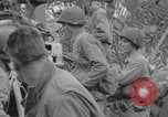 Image of Generals Eisenhower and Bradley inspect artillery WW2 La Haye Du Puits France, 1944, second 10 stock footage video 65675079304