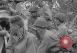 Image of Generals Eisenhower and Bradley inspect artillery WW2 La Haye Du Puits France, 1944, second 11 stock footage video 65675079304