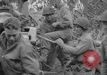Image of Generals Eisenhower and Bradley inspect artillery WW2 La Haye Du Puits France, 1944, second 12 stock footage video 65675079304