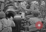 Image of Generals Eisenhower and Bradley inspect artillery WW2 La Haye Du Puits France, 1944, second 15 stock footage video 65675079304