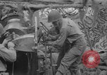 Image of Generals Eisenhower and Bradley inspect artillery WW2 La Haye Du Puits France, 1944, second 19 stock footage video 65675079304