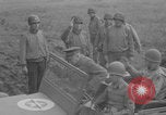 Image of Generals Eisenhower and Bradley inspect artillery WW2 La Haye Du Puits France, 1944, second 33 stock footage video 65675079304