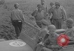 Image of Generals Eisenhower and Bradley inspect artillery WW2 La Haye Du Puits France, 1944, second 36 stock footage video 65675079304