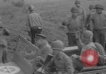Image of Generals Eisenhower and Bradley inspect artillery WW2 La Haye Du Puits France, 1944, second 37 stock footage video 65675079304