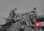 Image of German railroad gun captured Cherbourg Normandy France, 1944, second 10 stock footage video 65675079305