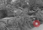 Image of Camouflaged British tanks Caen France, 1944, second 29 stock footage video 65675079307