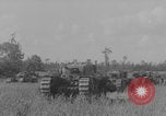 Image of Camouflaged British tanks Caen France, 1944, second 46 stock footage video 65675079307