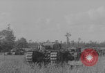 Image of Camouflaged British tanks Caen France, 1944, second 48 stock footage video 65675079307