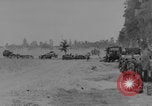 Image of Camouflaged British tanks Caen France, 1944, second 61 stock footage video 65675079307