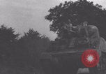 Image of French 501st Combat Tank Regiment with dog WW2 United Kingdom, 1944, second 20 stock footage video 65675079315
