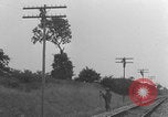 Image of African American linemen stringing wires Italy WW2 Italy, 1944, second 8 stock footage video 65675079319