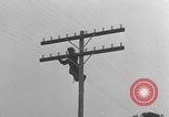 Image of African American linemen stringing wires Italy WW2 Italy, 1944, second 20 stock footage video 65675079319