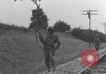 Image of African American linemen stringing wires Italy WW2 Italy, 1944, second 25 stock footage video 65675079319
