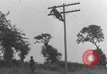 Image of African American linemen stringing wires Italy WW2 Italy, 1944, second 32 stock footage video 65675079319