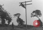 Image of African American linemen stringing wires Italy WW2 Italy, 1944, second 34 stock footage video 65675079319