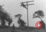Image of African American linemen stringing wires Italy WW2 Italy, 1944, second 37 stock footage video 65675079319
