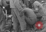 Image of USA soldier burn victim treated WW2 Saint Lo France, 1944, second 61 stock footage video 65675079320