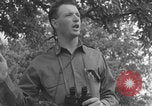 Image of Tank Destroyer company briefing WW2 Normandy France, 1944, second 21 stock footage video 65675079321