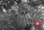 Image of Tank Destroyer company briefing WW2 Normandy France, 1944, second 23 stock footage video 65675079321