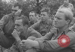 Image of Tank Destroyer company briefing WW2 Normandy France, 1944, second 28 stock footage video 65675079321