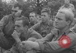Image of Tank Destroyer company briefing WW2 Normandy France, 1944, second 29 stock footage video 65675079321