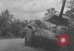 Image of German prisoners marched near Saint Lo WW2 Saint Lo France, 1944, second 21 stock footage video 65675079323