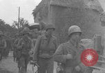 Image of German prisoners marched near Saint Lo WW2 Saint Lo France, 1944, second 29 stock footage video 65675079323