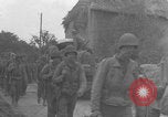 Image of German prisoners marched near Saint Lo WW2 Saint Lo France, 1944, second 30 stock footage video 65675079323
