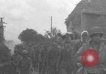 Image of German prisoners marched near Saint Lo WW2 Saint Lo France, 1944, second 38 stock footage video 65675079323