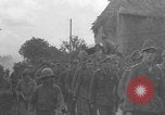Image of German prisoners marched near Saint Lo WW2 Saint Lo France, 1944, second 40 stock footage video 65675079323