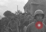 Image of German prisoners marched near Saint Lo WW2 Saint Lo France, 1944, second 43 stock footage video 65675079323
