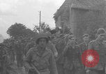 Image of German prisoners marched near Saint Lo WW2 Saint Lo France, 1944, second 44 stock footage video 65675079323