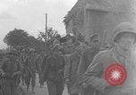 Image of German prisoners marched near Saint Lo WW2 Saint Lo France, 1944, second 47 stock footage video 65675079323