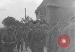 Image of German prisoners marched near Saint Lo WW2 Saint Lo France, 1944, second 48 stock footage video 65675079323