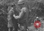 Image of German prisoners frisked WW2 Saint Lo France, 1944, second 27 stock footage video 65675079324