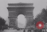 Image of Germans march through Arc de Triomphe Paris WW2 Paris France, 1940, second 13 stock footage video 65675079329