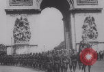 Image of Germans march through Arc de Triomphe Paris WW2 Paris France, 1940, second 52 stock footage video 65675079329