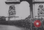 Image of Germans march through Arc de Triomphe Paris WW2 Paris France, 1940, second 56 stock footage video 65675079329