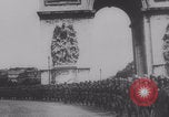 Image of Germans march through Arc de Triomphe Paris WW2 Paris France, 1940, second 57 stock footage video 65675079329