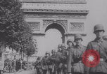 Image of Germans march through Arc de Triomphe Paris WW2 Paris France, 1940, second 61 stock footage video 65675079329