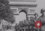 Image of Germans march through Arc de Triomphe Paris WW2 Paris France, 1940, second 62 stock footage video 65675079329