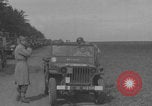 Image of 2nd French Armored Division column Europe, 1944, second 5 stock footage video 65675079335