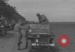 Image of 2nd French Armored Division column Europe, 1944, second 6 stock footage video 65675079335