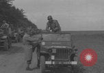 Image of 2nd French Armored Division column Europe, 1944, second 7 stock footage video 65675079335